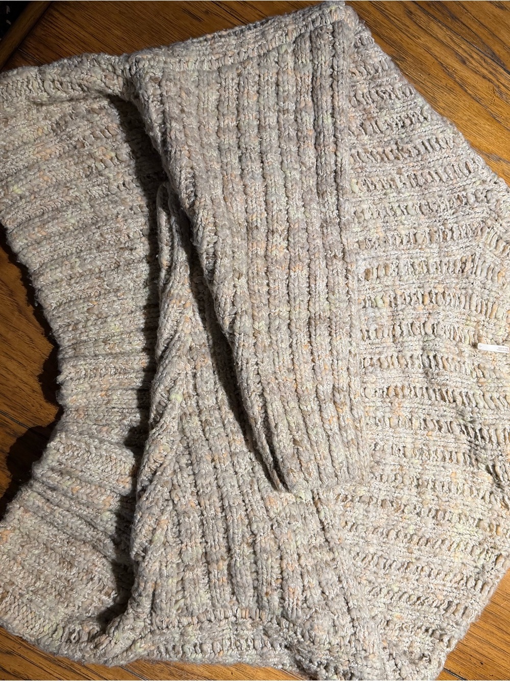 Free People Women's Beige Knit Sweater
